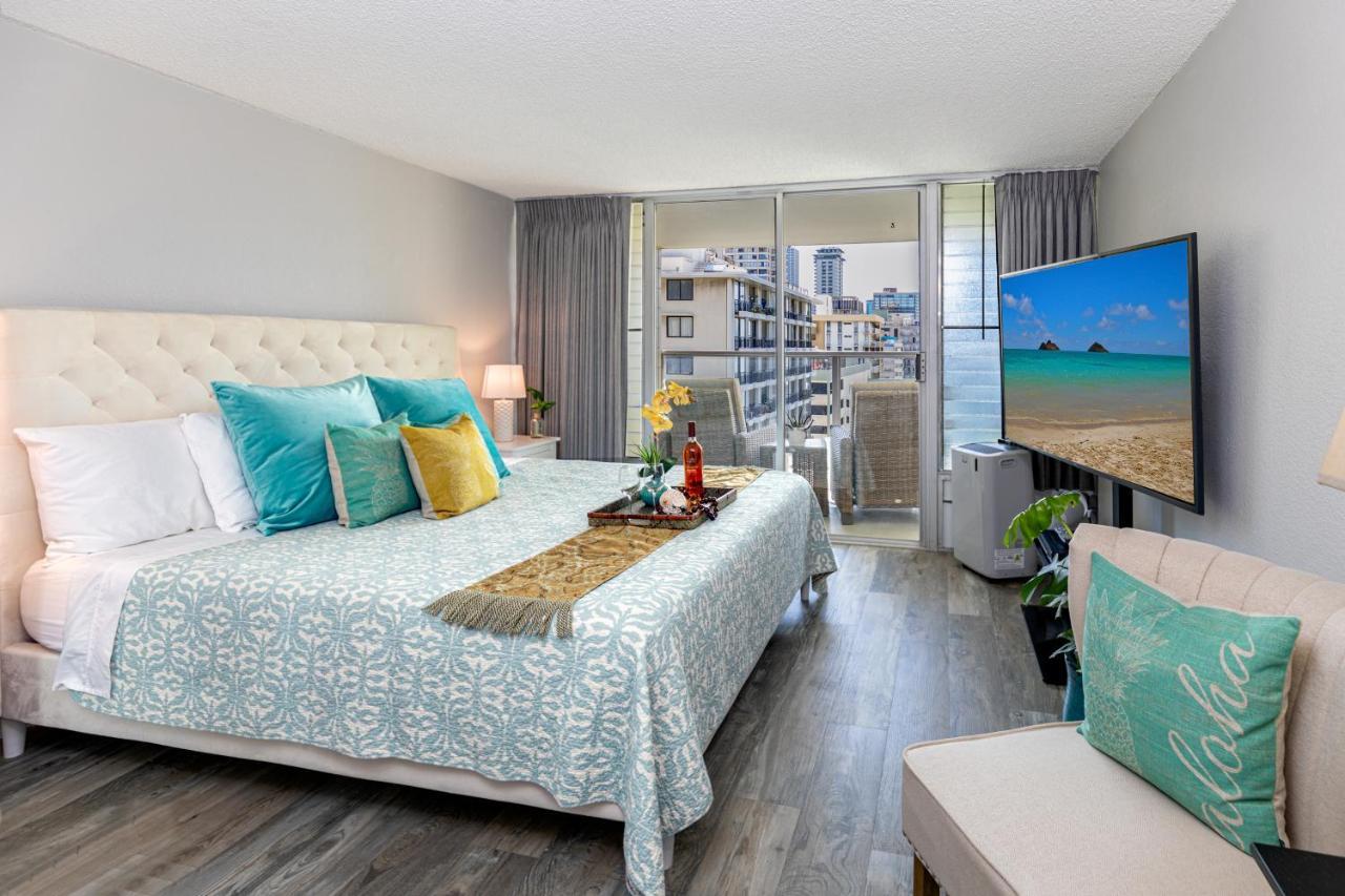 Beautifully Upgraded Studio Close To Waikiki Beach Lejlighed Honolulu Eksteriør billede