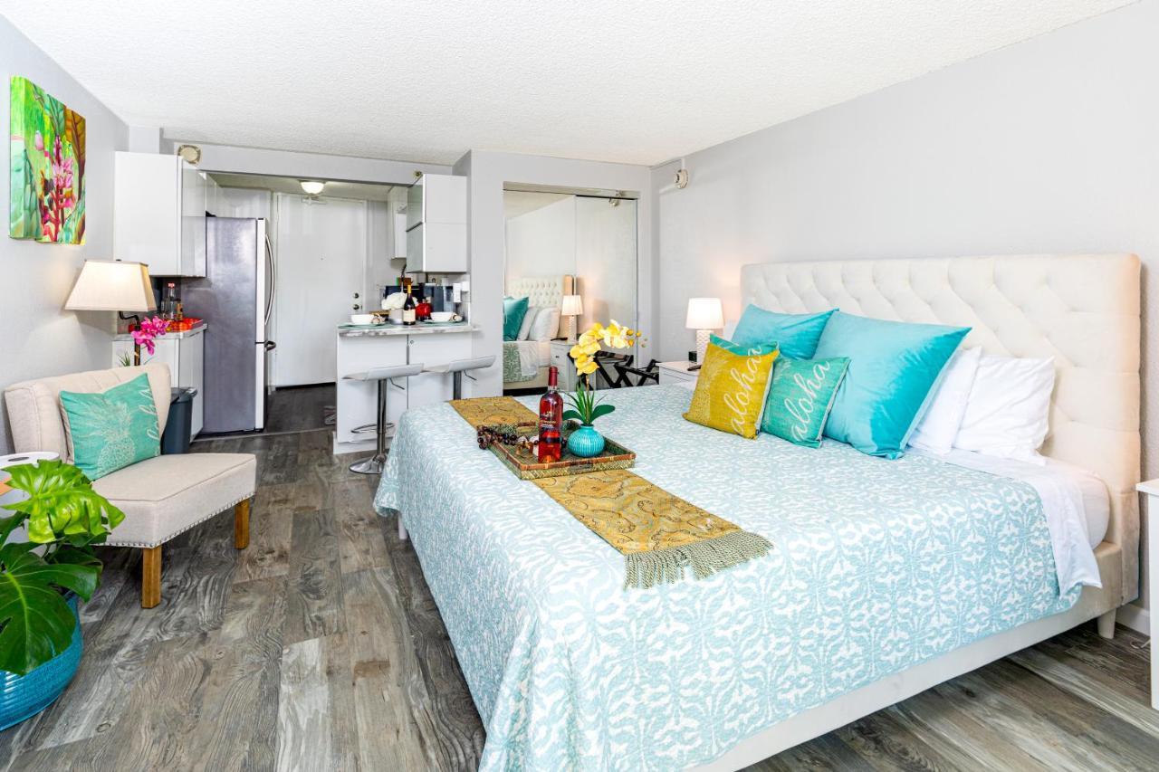 Beautifully Upgraded Studio Close To Waikiki Beach Lejlighed Honolulu Eksteriør billede