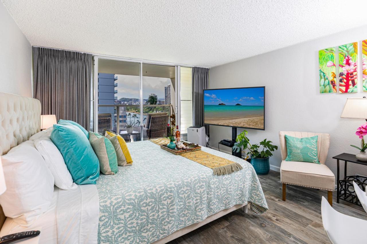 Beautifully Upgraded Studio Close To Waikiki Beach Lejlighed Honolulu Eksteriør billede